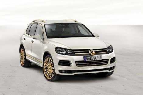 Volkswagen Touareg в золоте 