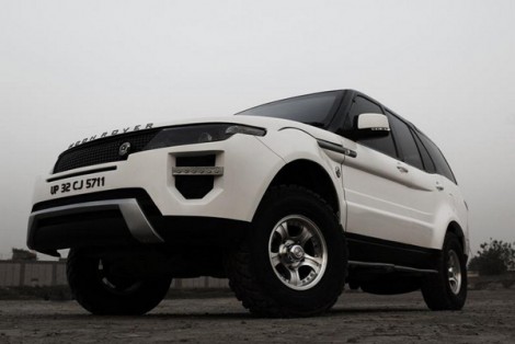 Tata Safari в стилистике Range Rover Evoque
