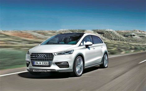 Aud-A3-Sportvan-front-three-quarter-in-motion