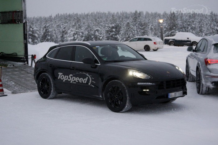 Зимние испытания Porsche Macan