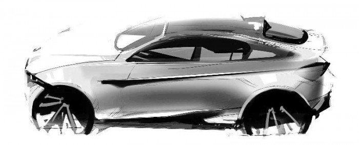 Скетч кроссовера BMW