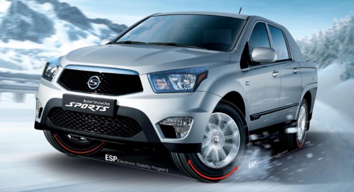 Внешний вид SsangYong Korando Sports