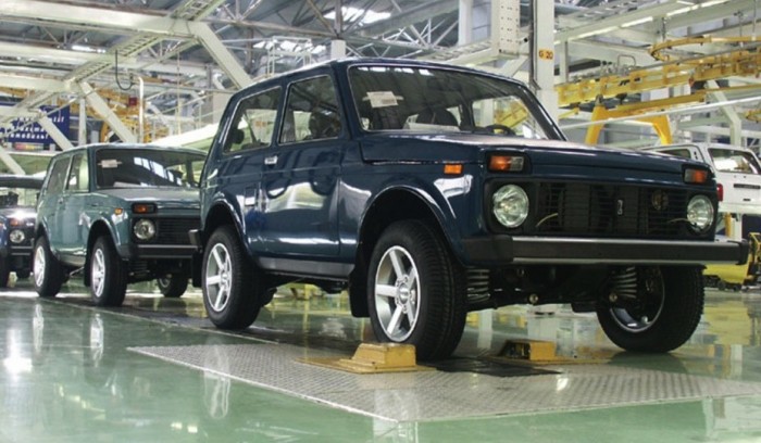 Производство Lada 4x4