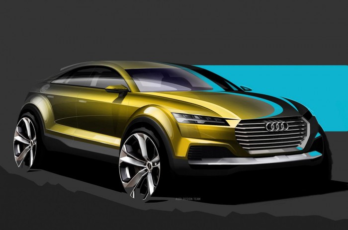 эскизы концепта Audi Q4