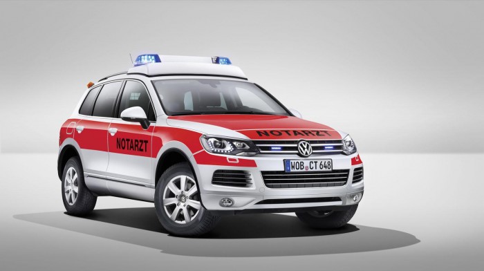 Volkswagen Touareg из  RETTmobil 2014 