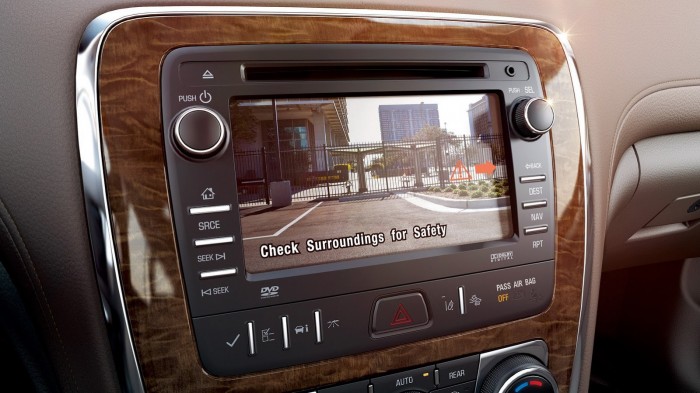 Все автомобили Buick  получат заднюю камеру в стандартной комплектации