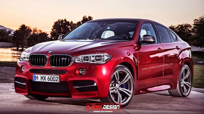 Реалистичная визуализация 2016 BMW X6 M 