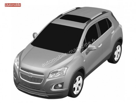 chevrolet encore patent drawings